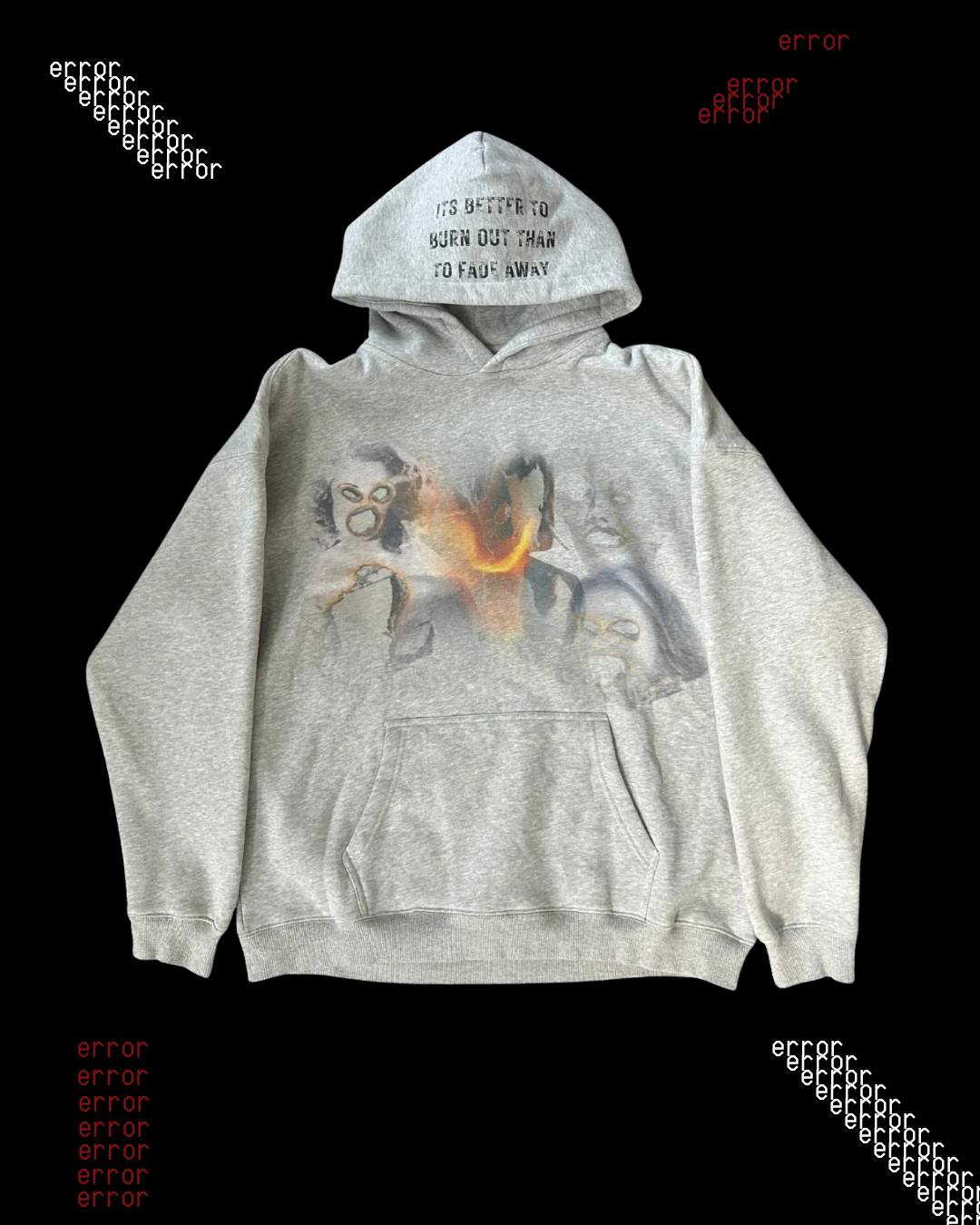 BURN OUT HOODIE ⚠︎