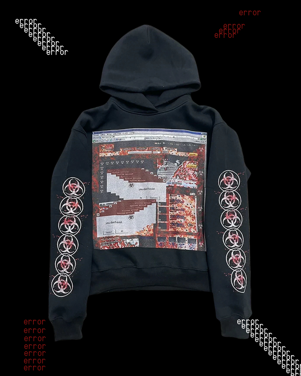 YOU DONT EXIST HOODIE ⚠︎