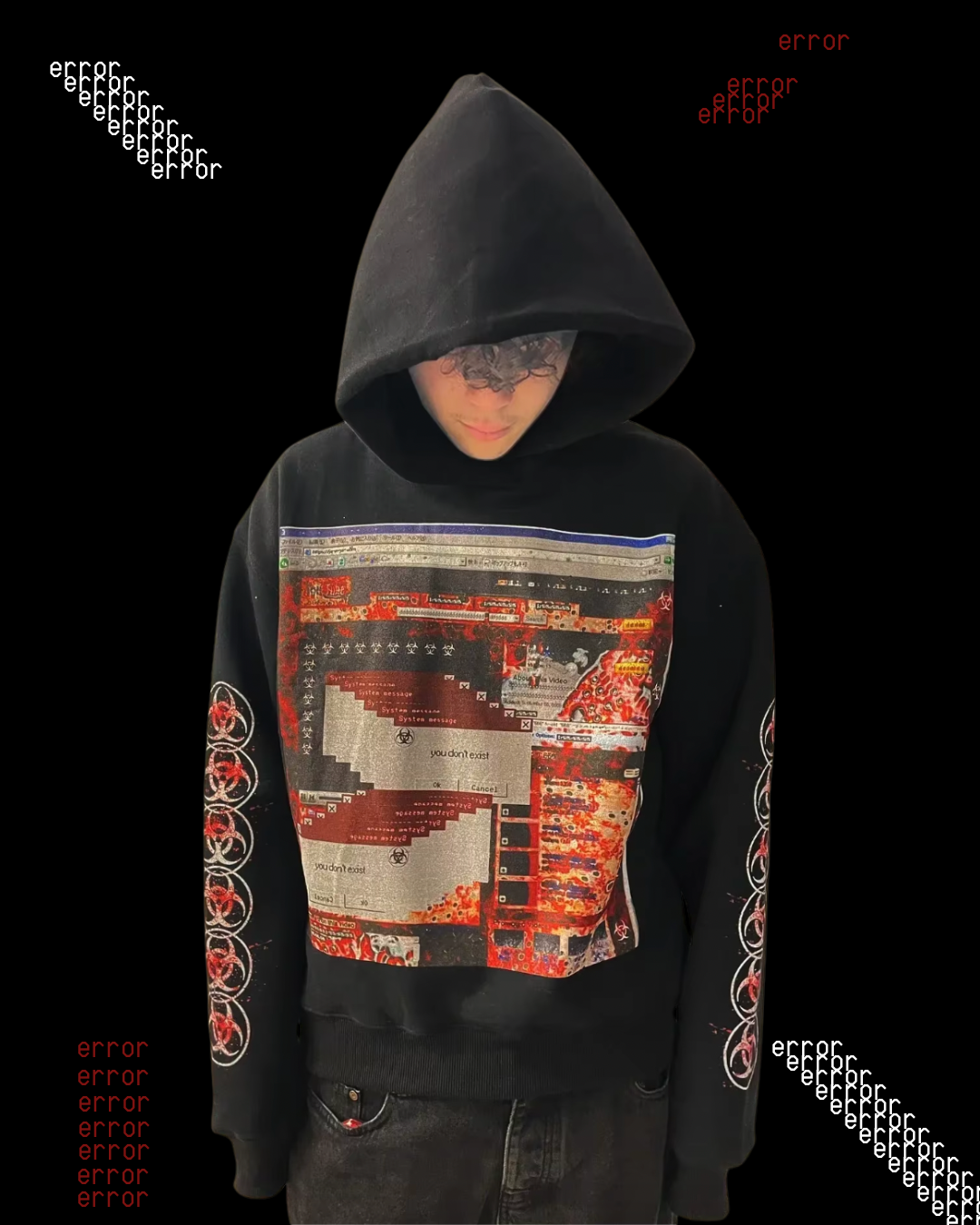 YOU DONT EXIST HOODIE ⚠︎