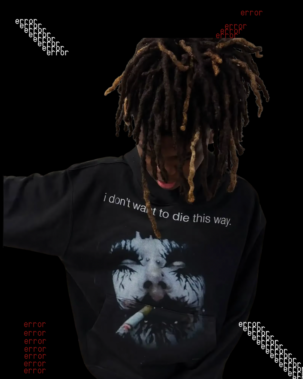 DONT DIE HOODIE ⚠︎