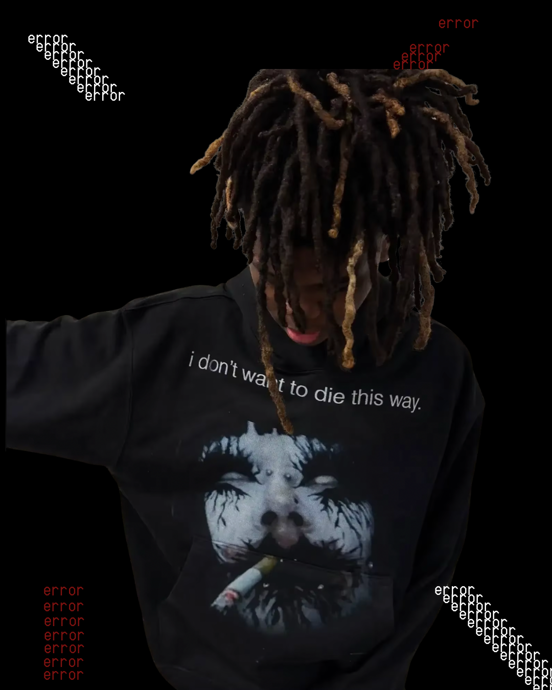 DONT DIE HOODIE ⚠︎