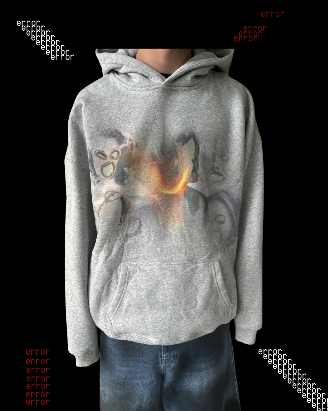 BURN OUT HOODIE ⚠︎