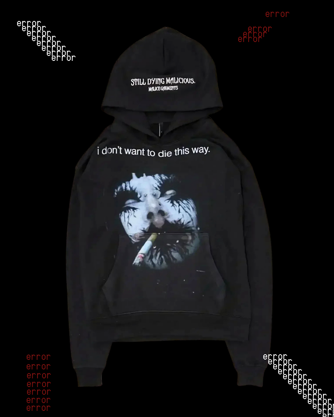 DONT DIE HOODIE ⚠︎
