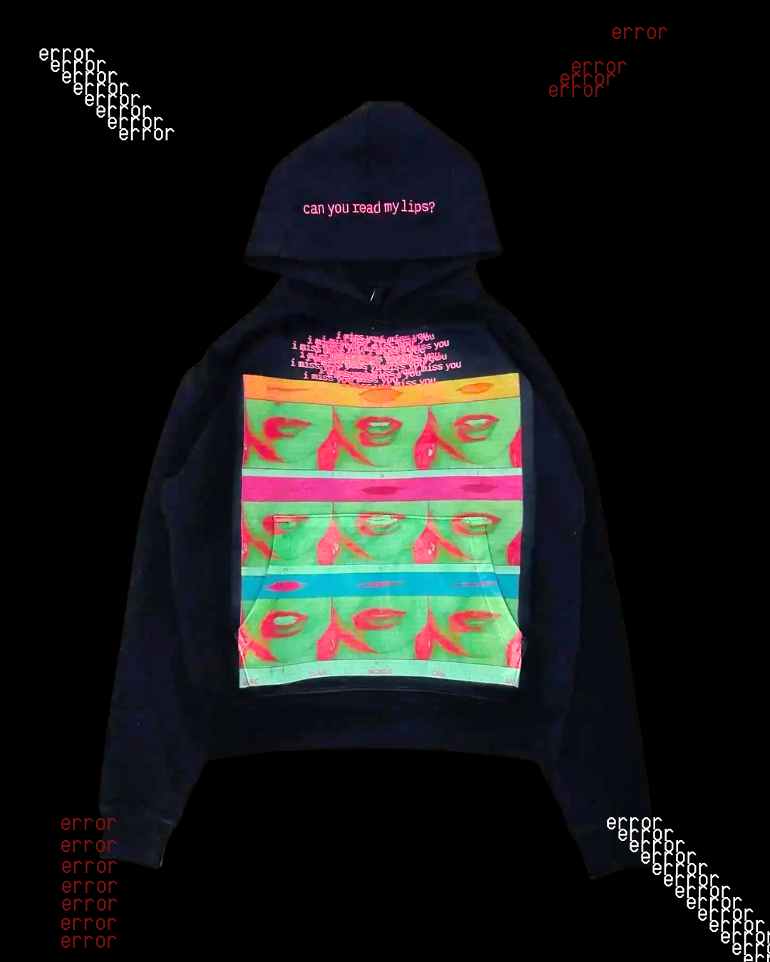 READ MY LIPS HOODIE ⚠︎