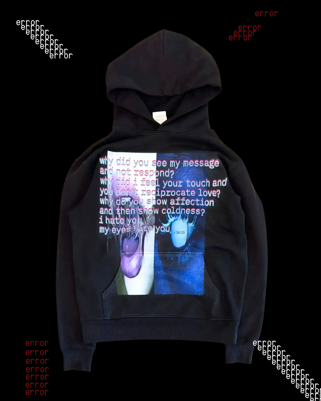 NO RESPONSE HOODIE ⚠︎