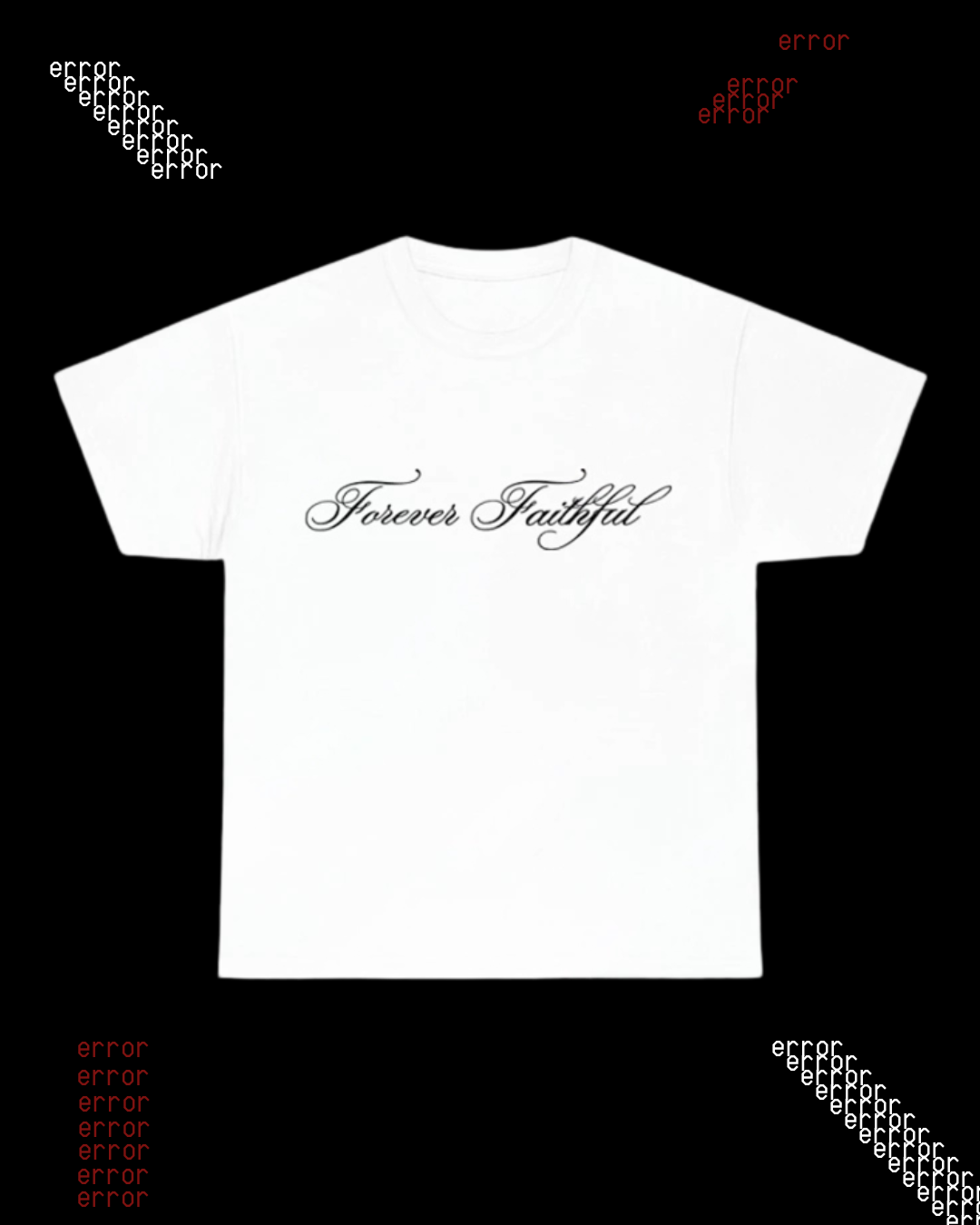 FAITHFUL SCRIPT TEE ⚠︎