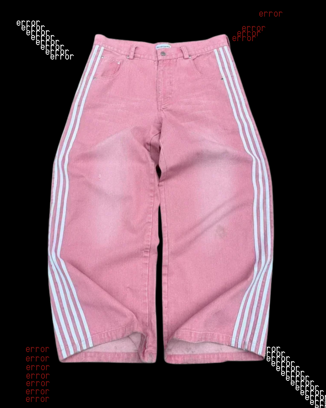 PANELED WIDE LEG JEANS ⚠︎