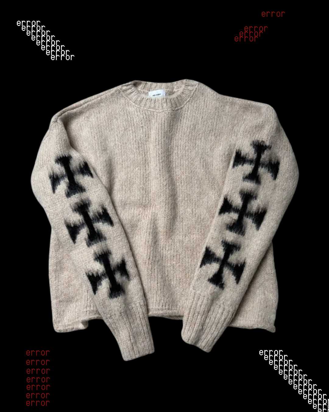 CROSS RELIC MOHAIR SWEATER ⚠︎