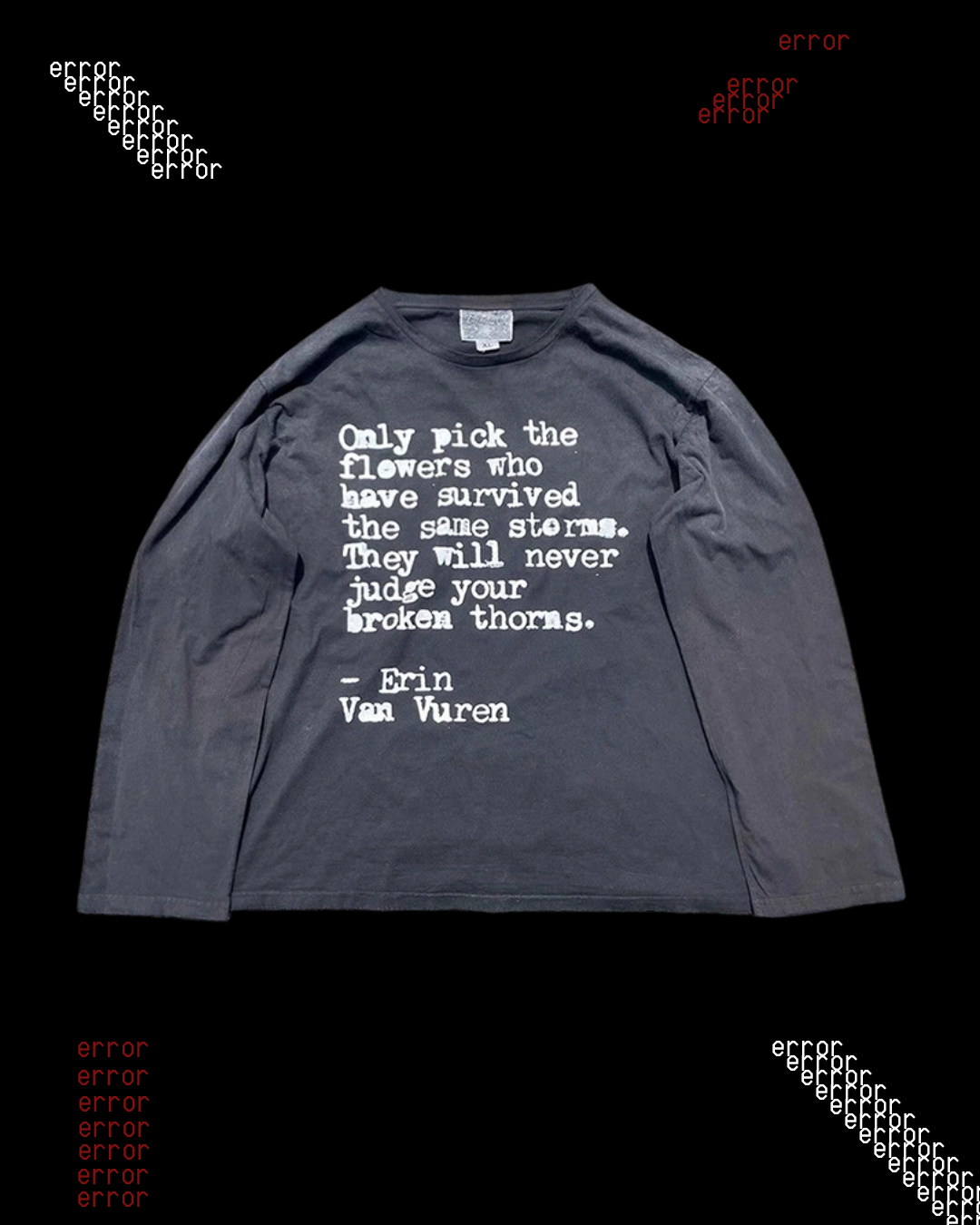 SURVIVOR POEM LONG SLEEVE ⚠︎